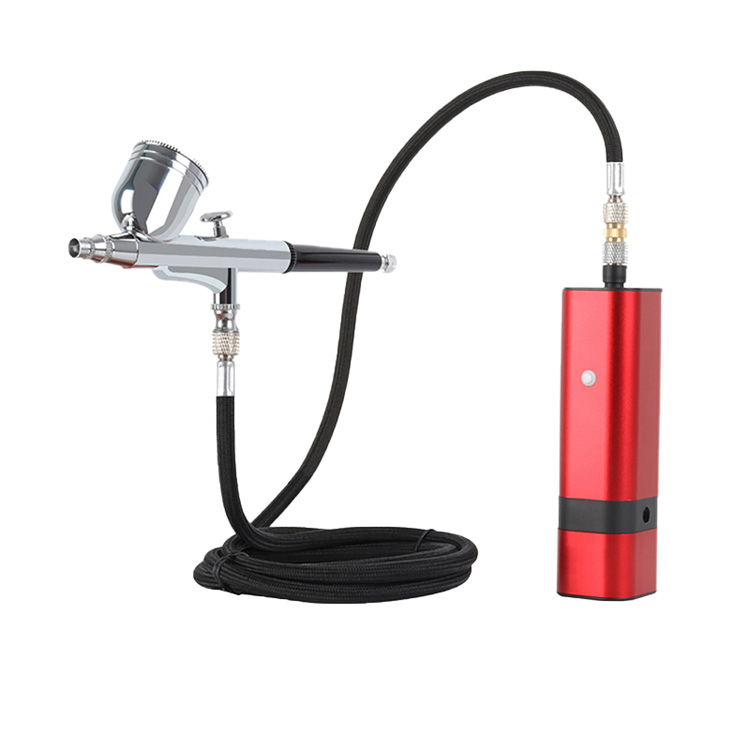 Uathoibríoch Airbrush Kit le Dual-Gníomh Airbrush Gun Gan sreang