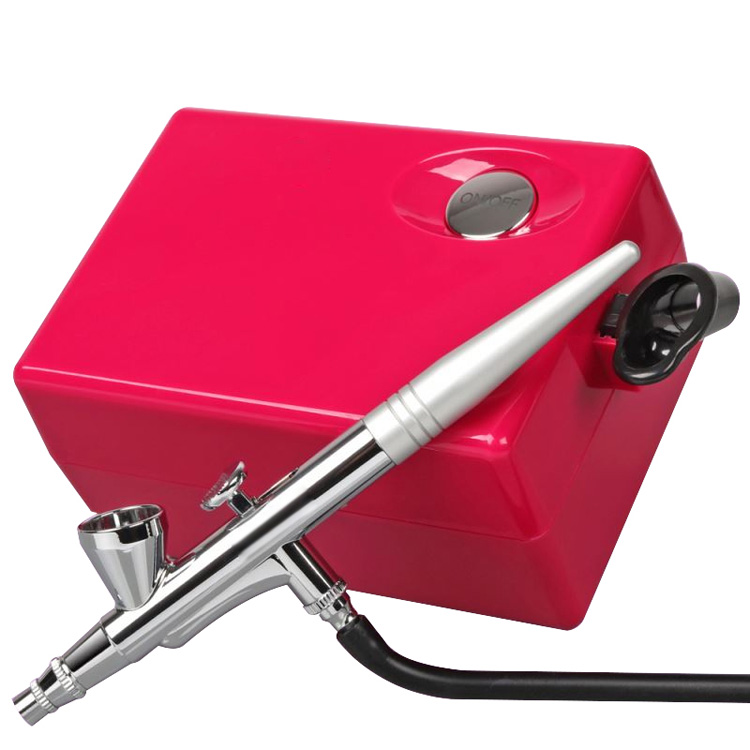 Sealadach Tattoo Sprae Aghaidh Súdaireachta Kit Airbrush Corded